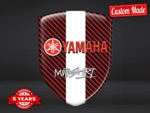 Yamaha Stampa Adesivi Paraurti Alta Gamma Professionale Minimal